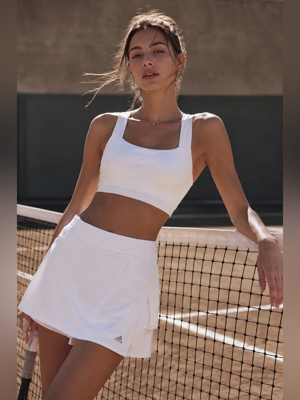 Adidas White Tennis Skort XL | Built-In Shorts | Athletic Golf Pickleball | NWT